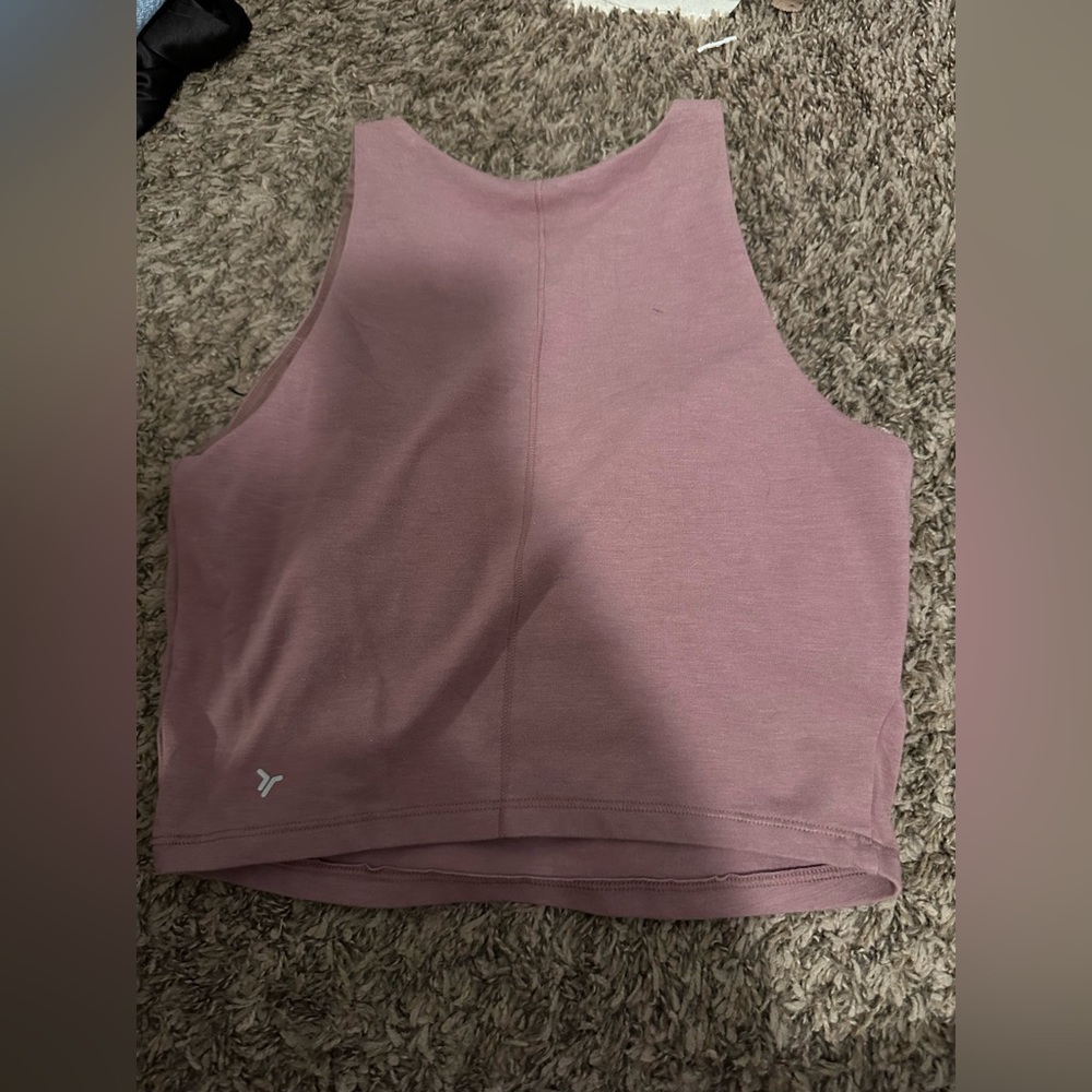 Old navy cropped & padded bra top- shelf bra